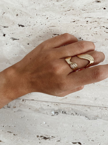 Abstract Ring Gold