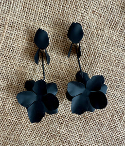 Metal Flower Earrings