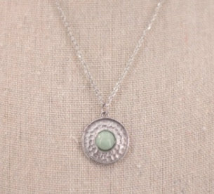 Aqua Silver Necklace